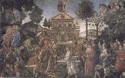 Sandro Botticelli Trials of Christ painting